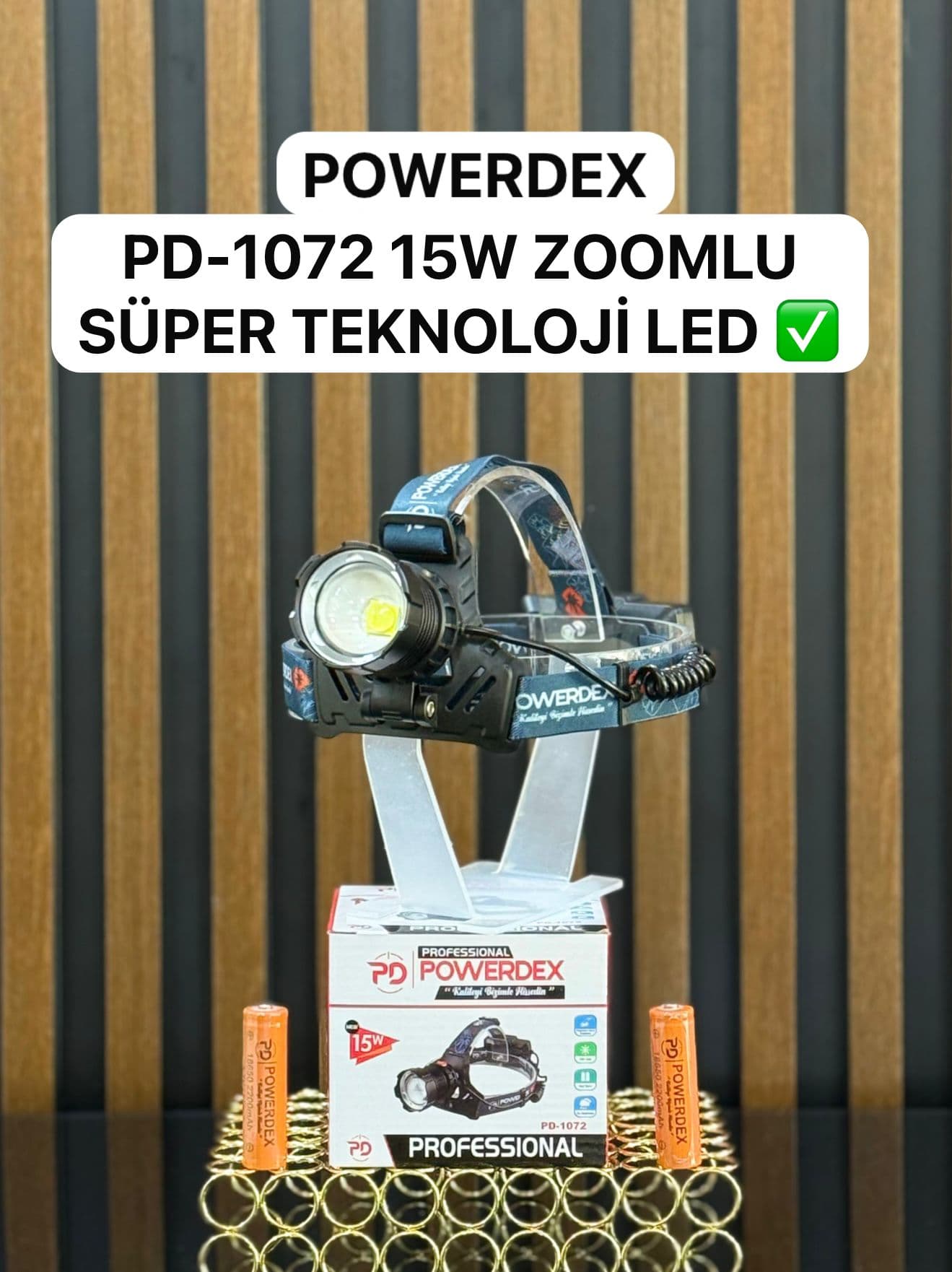 Powerdex PD-1072 Kafa Lambası