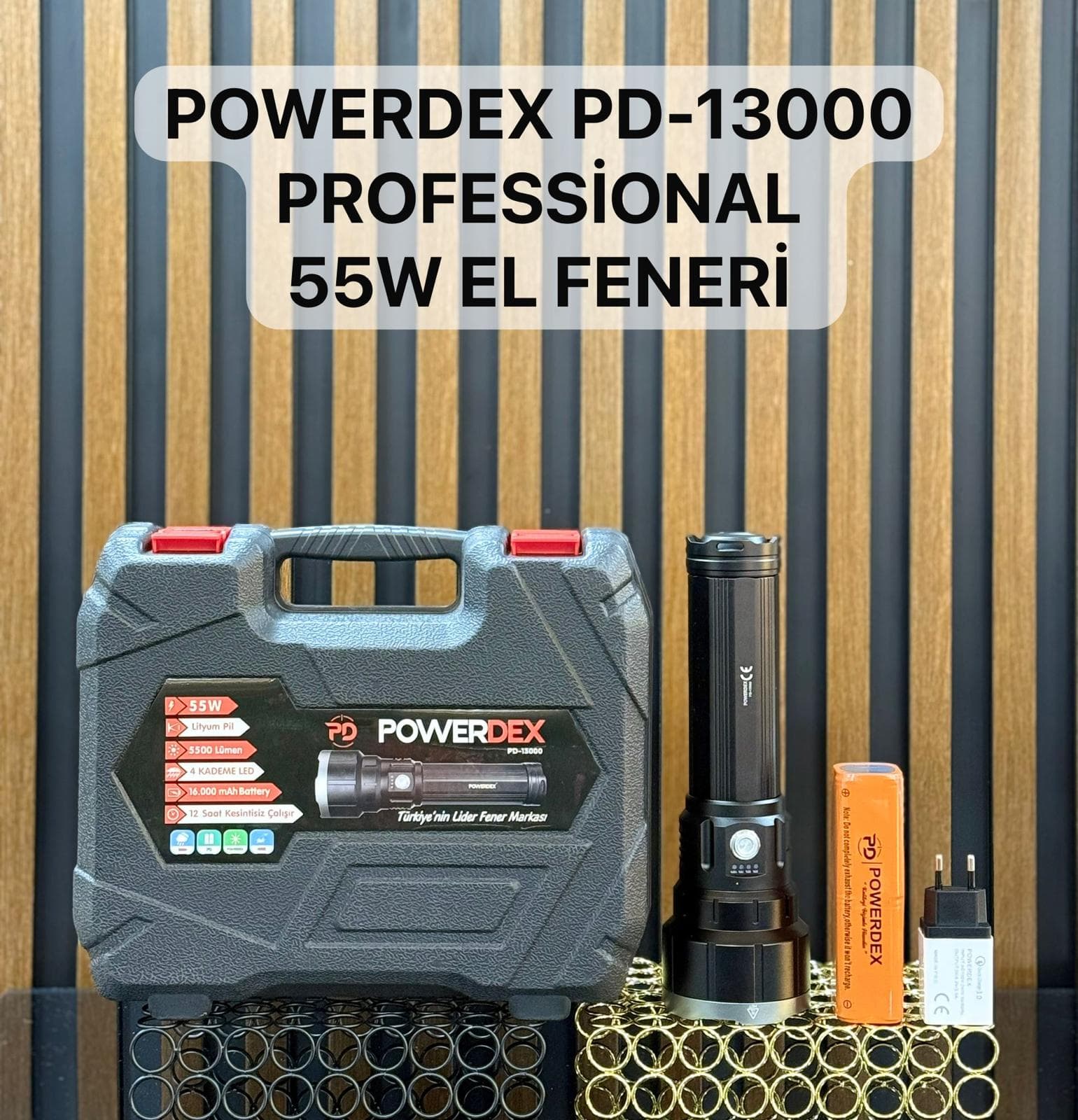Powerdex PD-13000 Profesyonel El Feneri