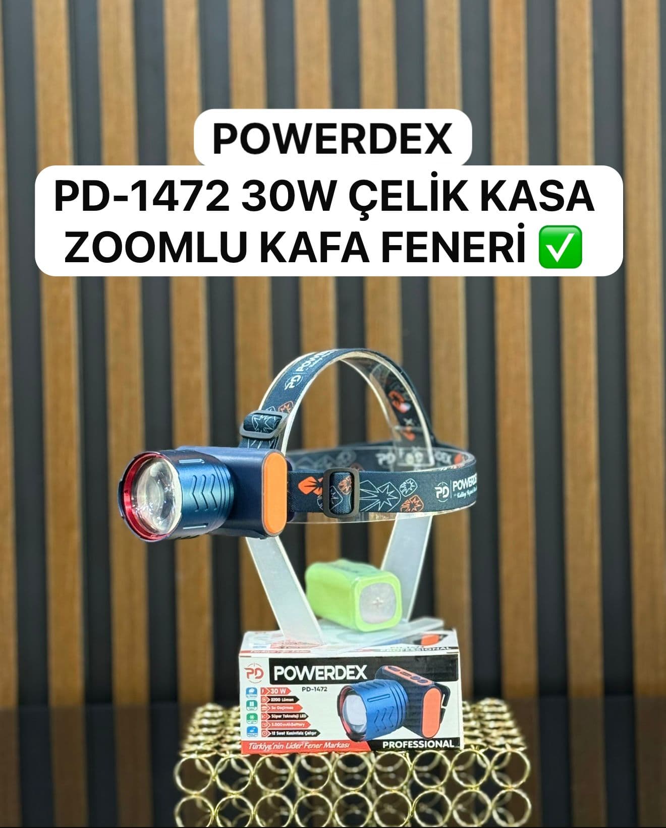 Powerdex PD-1472 Kafa Lambası