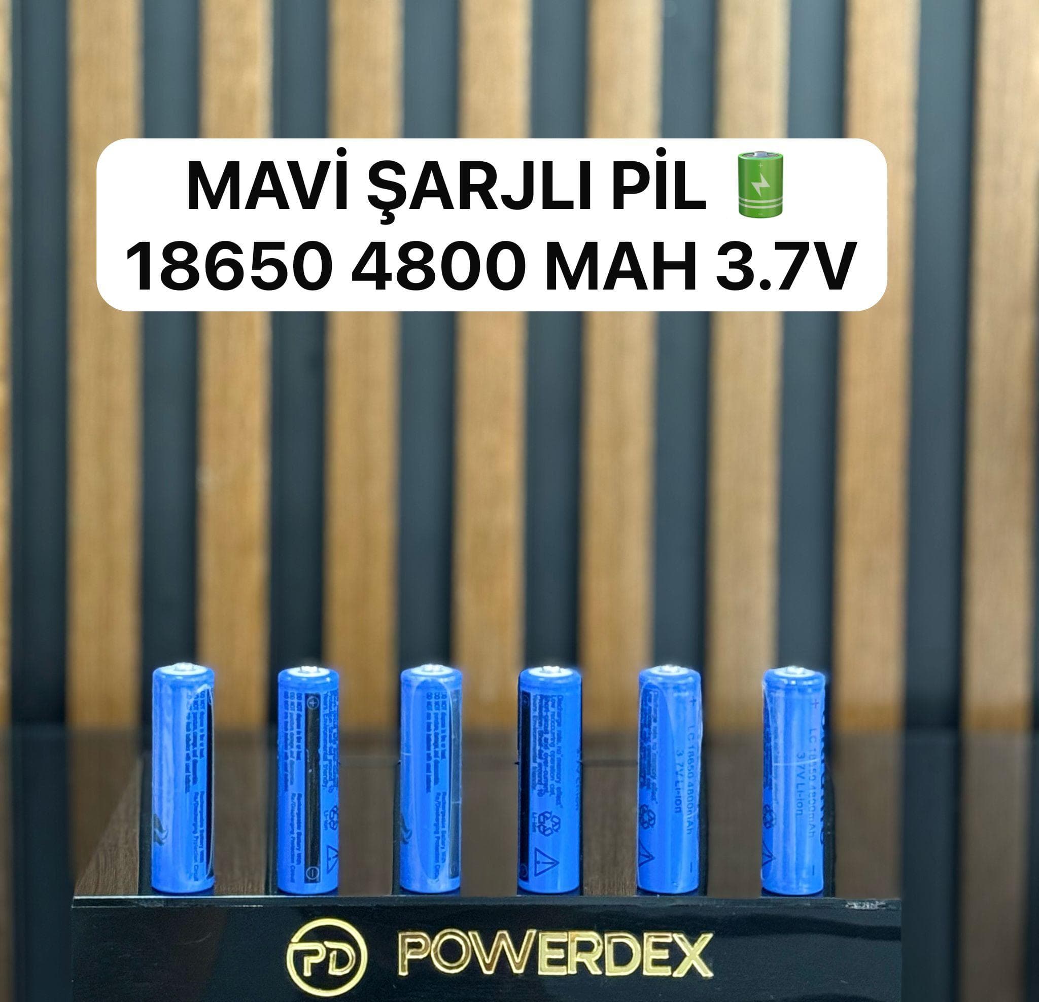 Powerdex Battery 18650 4800mAh Blue