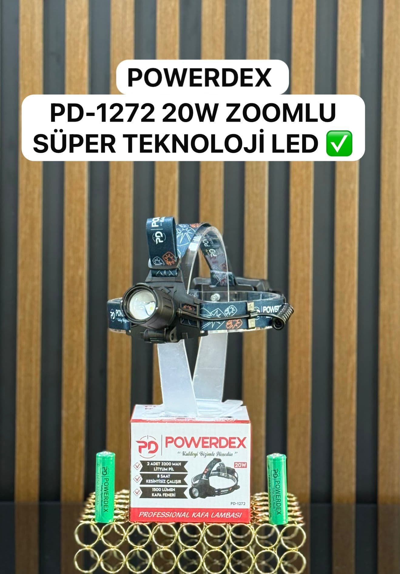 Powerdex PD-1272 Kafa Lambası