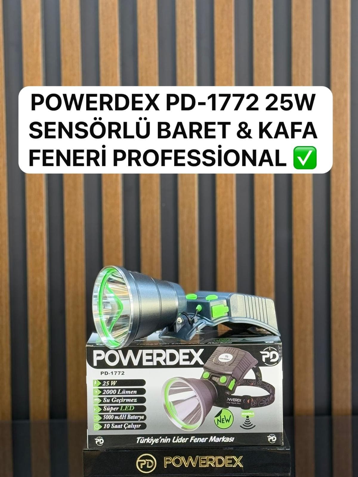 Powerdex PD-1772 25W Kafa Lambası