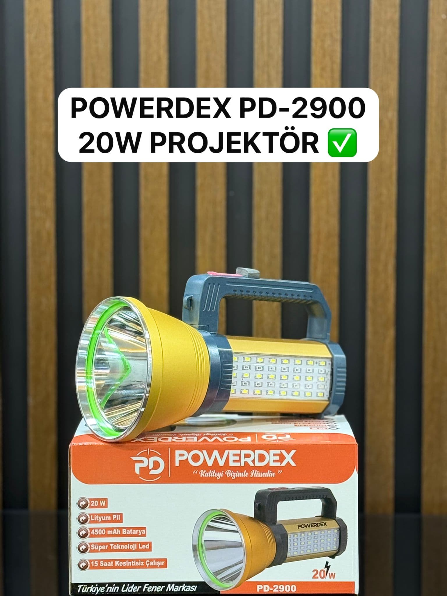 Powerdex PD-2900 20W El Feneri