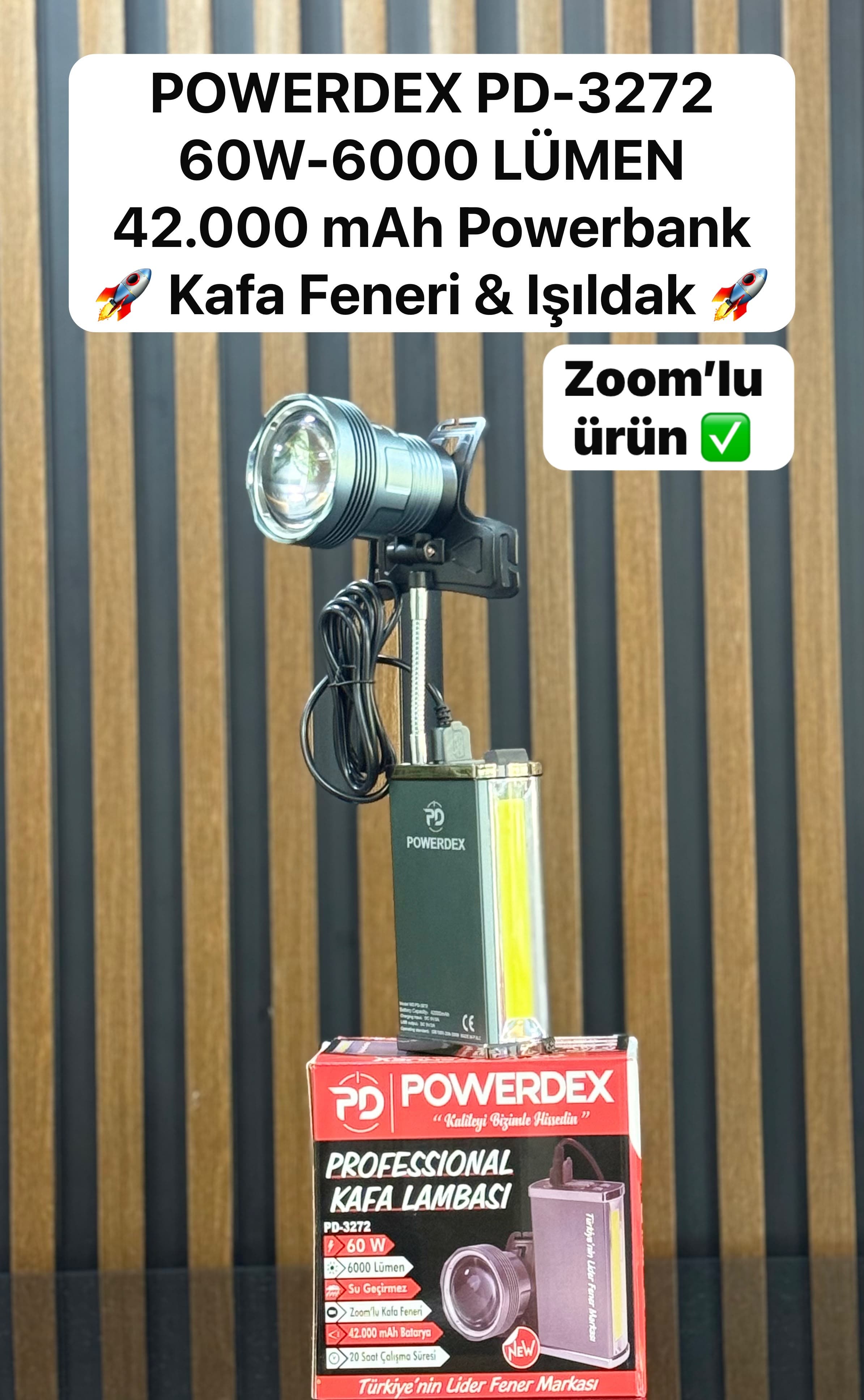 Powerdex PD-3272 Kafa Lambası