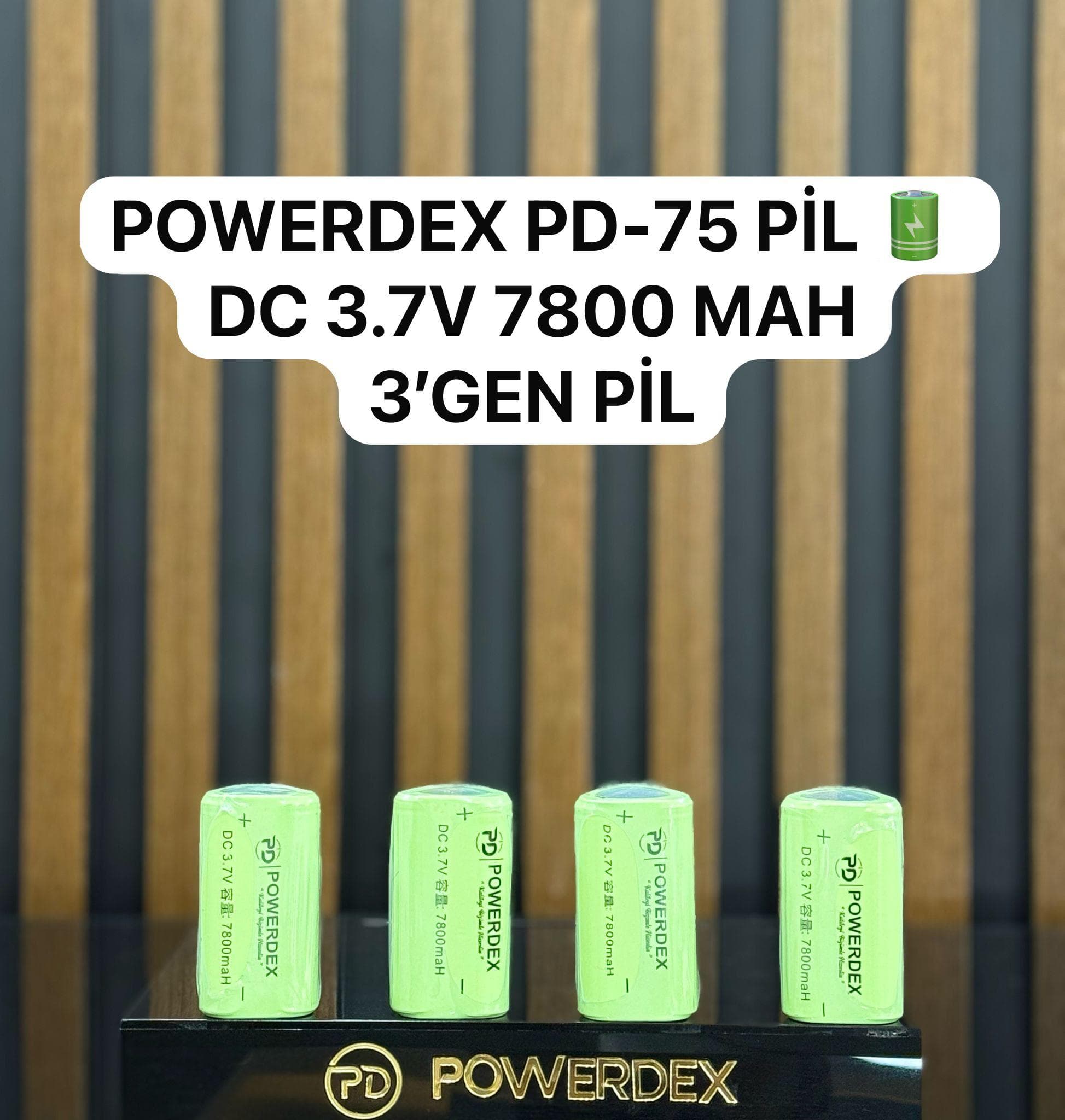 Powerdex PD-75-BATTERY-7800MAH 7800mAh Pil