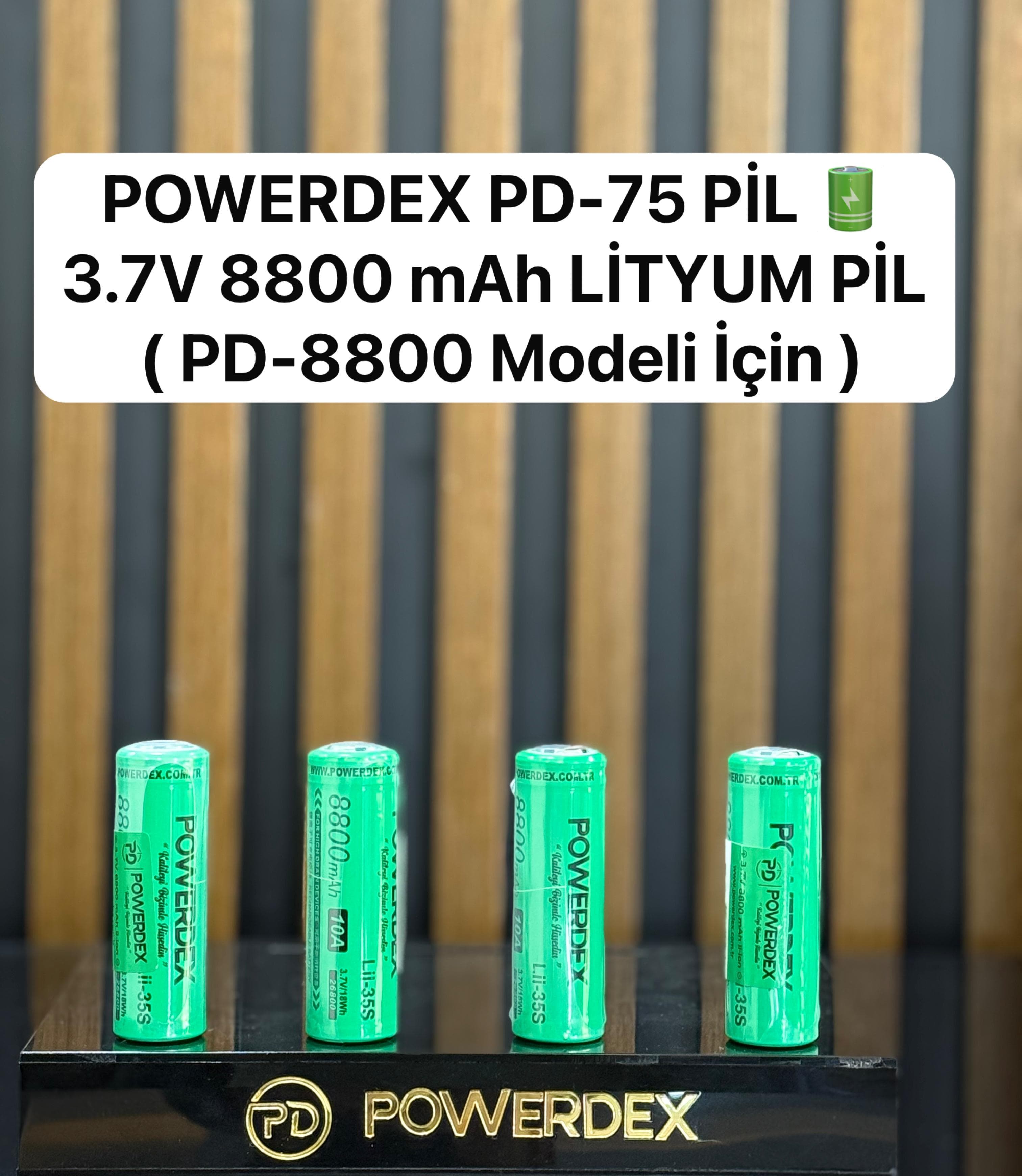 Powerdex PD-75-BATTERY-8800MAH 8800mAh Pil